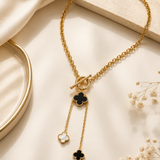 Black Clover Toggle Charm Necklace